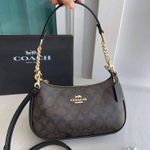 Coach Mini Shoulder Bag with Chain Strap