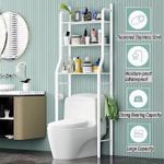 Home & Storage metallic toilet organizer stand