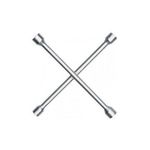 Cross Car Wheel Lug Nut Spanner Tool 17mm, 19mm, 21mm, 23mm