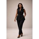 product_image_name-China Factory Made-Elegant women's 2 PC suit set -2