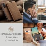 product_image_name-Generic-Caseme For Samsung Galaxy A05 4G Wallet Case,Soft PU Leather Flip Case Magnetic Stand With ID & Credit Card Slots Holder Case-3