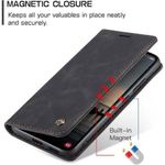 product_image_name-Caseme-Wallet Black Retro Leather Flip All-Round Protection Cover Case For iPhone 12 Pro Max-2