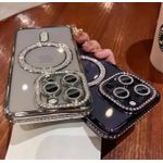 product_image_name-Apple-Iphone 12 Promax Case Bling glitter diamond phone case Purple-3