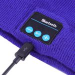product_image_name-Generic-BLUE Bluetooth V5.0 Beanie Hats,Hand Free Wireless Headphone-5