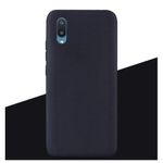 product_image_name-Generic-Black Case For Samsung A03 Liquid Silicone Shockproof Scratch Resistant Cell Phone Case Soft Cover-1