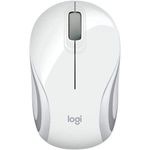 Logitech  M187 Wireless Mini Mouse White