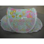 Foldable Baby Bed With Mosquito Net-Multicolor