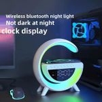 product_image_name-Generic-Multicolor LED Bluetooth Alarm Clock with Wireless Charging-3