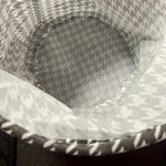 product_image_name-Generic-Houndstooth Foldable Laundry Hamper - Versatile Storage Basket For Clothes, Toys & Sundries, No-3
