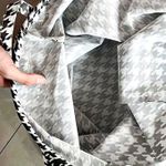 product_image_name-Generic-Houndstooth Foldable Laundry Hamper - Versatile Storage Basket For Clothes, Toys & Sundries, No-5