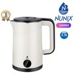 Nunix 2.3ltrs Stainless Steel Electric Kettle