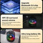 product_image_name-Generic-Portable Bluetooth Speaker with LED Night Light HIFI Sound Wireless Speaker-2