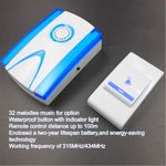 product_image_name-Generic-Intelligent Wireless Remote Control Waterproof Doorbell-3