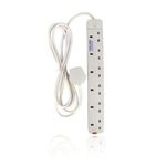 Powermax Power King 6 Way Extension Cable - With 3meter Cable