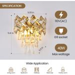 product_image_name-Generic-Luxury Crown Tiered Crystal Wall Sconce - 3 Color LED-3