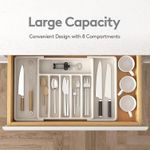 product_image_name-Generic- Large Size Expandable Hardened Plastic Cutlery Drawer Organizer for Better Organization-5