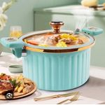 product_image_name-Generic-Soft-Touch 10L Nonstick Mini Pressure Cooker Sufuria with Secure Lock Lid and Heat-Resistant Handles for Easy, Efficient Cooking-1