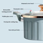 product_image_name-Generic-Soft-Touch 10L Nonstick Mini Pressure Cooker Sufuria with Secure Lock Lid and Heat-Resistant Handles for Easy, Efficient Cooking-6