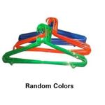 product_image_name-NPL-12Pcs Plastic Normal Clothes Hangers 1 Dozen - Mixed Colors-1