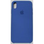 product_image_name-Generic-Soft Silicone Back Cover for iPhone Xs Max – Shockproof, Slim Fit, Anti-Fingerprint – Blue-1