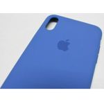 product_image_name-Generic-Soft Silicone Back Cover for iPhone Xs Max – Shockproof, Slim Fit, Anti-Fingerprint – Blue-2
