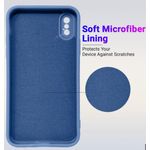 product_image_name-Generic-Soft Silicone Back Cover for iPhone Xs Max – Shockproof, Slim Fit, Anti-Fingerprint – Blue-3
