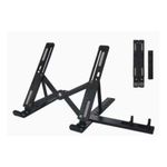 Portable Laptop and phone Stand - Black