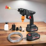 Compact Efficient 96V Cordless Car Washing High Pressure Washer Gun 