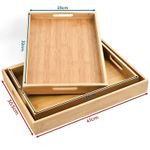 product_image_name-Generic-Multifunctional 3-in-1 Bamboo Serving Tray Set – Large Size Kitchen & Dining Trays-3