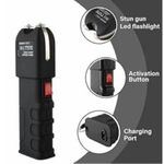 product_image_name-Generic-Electric Shock Self-Defense Flashlight – Rechargeable, Heavy-Duty Aluminum-2