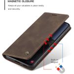 product_image_name-Generic-CaseMe Luxury Edition Retro Leather Wallet Case for Itel A80 – Stylish PU Leather, Card Slots, Zipper Storage & Magnetic Flap-5
