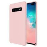 Silicon phone case samsung S10 plus pink
