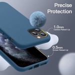 product_image_name-Generic-Silicone Case for iPhone 11 Pro 5.8-Inch, Silky-Soft Touch Full-Body Protective Phone Case, Shockproof Cover with Microfiber Lining-2
