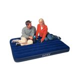 product_image_name-Intex-4x6 feet full size Durabeam Standard Classic Downy Inflatable Mattress, sleeping mat pad, waterproof Polyester, Navy Blue, portable-A Free Electric Pump-5