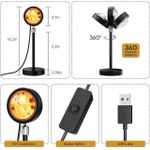 product_image_name-Generic-16 Colors Sunset Lamp Projector – Ideal Gift for Women, Teen Girls & Aesthetic Lovers-2