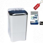Mika 6KG Single Tub Semi-Automatic Washing Machine Washer Top Load + Free GIFT OMO AUTO wash ( WASH ONLY)