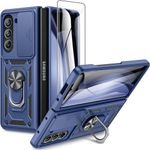 product_image_name-Generic-For Samsung Galaxy Z Fold 5 Case,Sliding Camera Lens Cover 360° Rotating Ring Cover-1