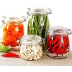 product_image_name-Shokki-Wire clip glass jar - 1000ml-3