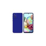 Silicon phone case samsung A71 blue