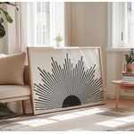 product_image_name-Jumia Arts-Sunburst Art Print - Framed-1
