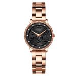 Hannah Martin Rose Gold Crystal Watch
