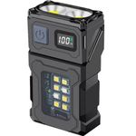 product_image_name-Generic-Mini Rechargeable FlashLight 850 Lumens With Back Clip - Black-1