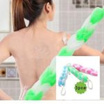 product_image_name-Generic-3 PCS Bath Cloth Back Body Scrubber , Shower Sponge With Handle -3