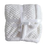 Lucky Star White Baby Shawl