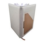 product_image_name-Generic-2026 Diary Executive PU Leather A5 BROWN Daily Planner & Organizer – White Hardcover Executive Journal with Pocket, Customizable Business New Year Gift Official Calendar Office Corporate Schedule Personal BEIGE-4