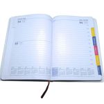 product_image_name-Generic-2026 Diary Executive PU Leather A5 BROWN Daily Planner & Organizer – White Hardcover Executive Journal with Pocket, Customizable Business New Year Gift Official Calendar Office Corporate Schedule Personal BEIGE-6
