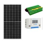 Solarmax 250 W Solar Panel + Free 20A Solar Charge Controller + Free 600W Solar Power Inverter   DC To AC Solar Inverter