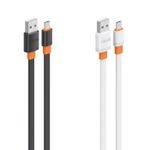 Celebrat CB-33 USB to Micro USB Cable 2.1A Fast Charging 480Mbps 1M Flat Tangle-Free Design – BLACK