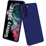 Silicon phone case samsung S21 Fe blue