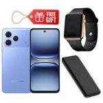 product_image_name-Tecno-Spark 40, 6.67'', 4GB UP to 8GB RAM + 128GB ROM, 50MP, 5200 mAh - Blue + Led  Watch & Power Bank -1